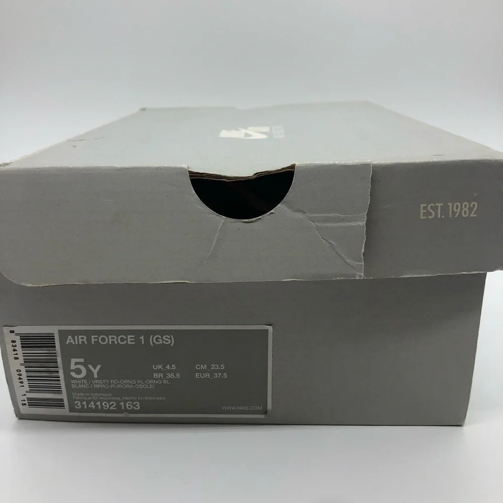 Multi Color Nike Air Force 1 (GS) - Picture 8 of 8